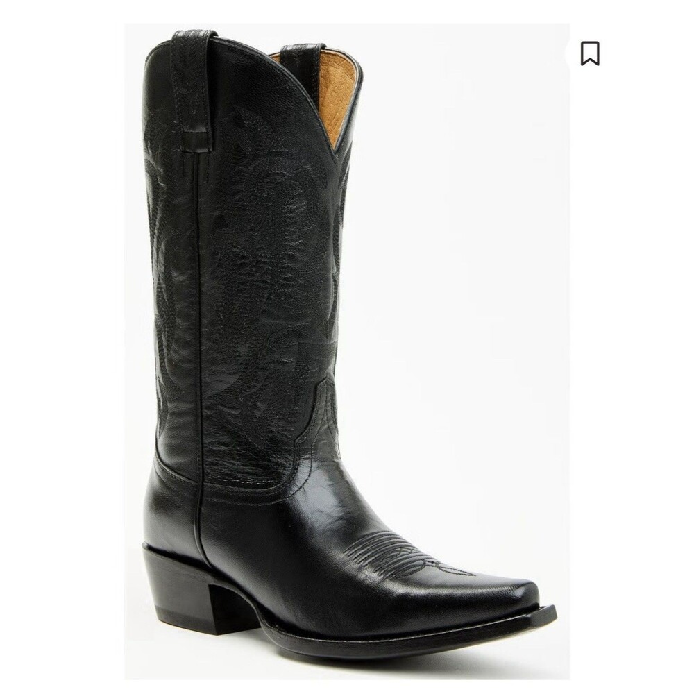 EUC Shyanne Women’s Gemma Western Boots Black Leather Size 7 Cowboy Cowgirl